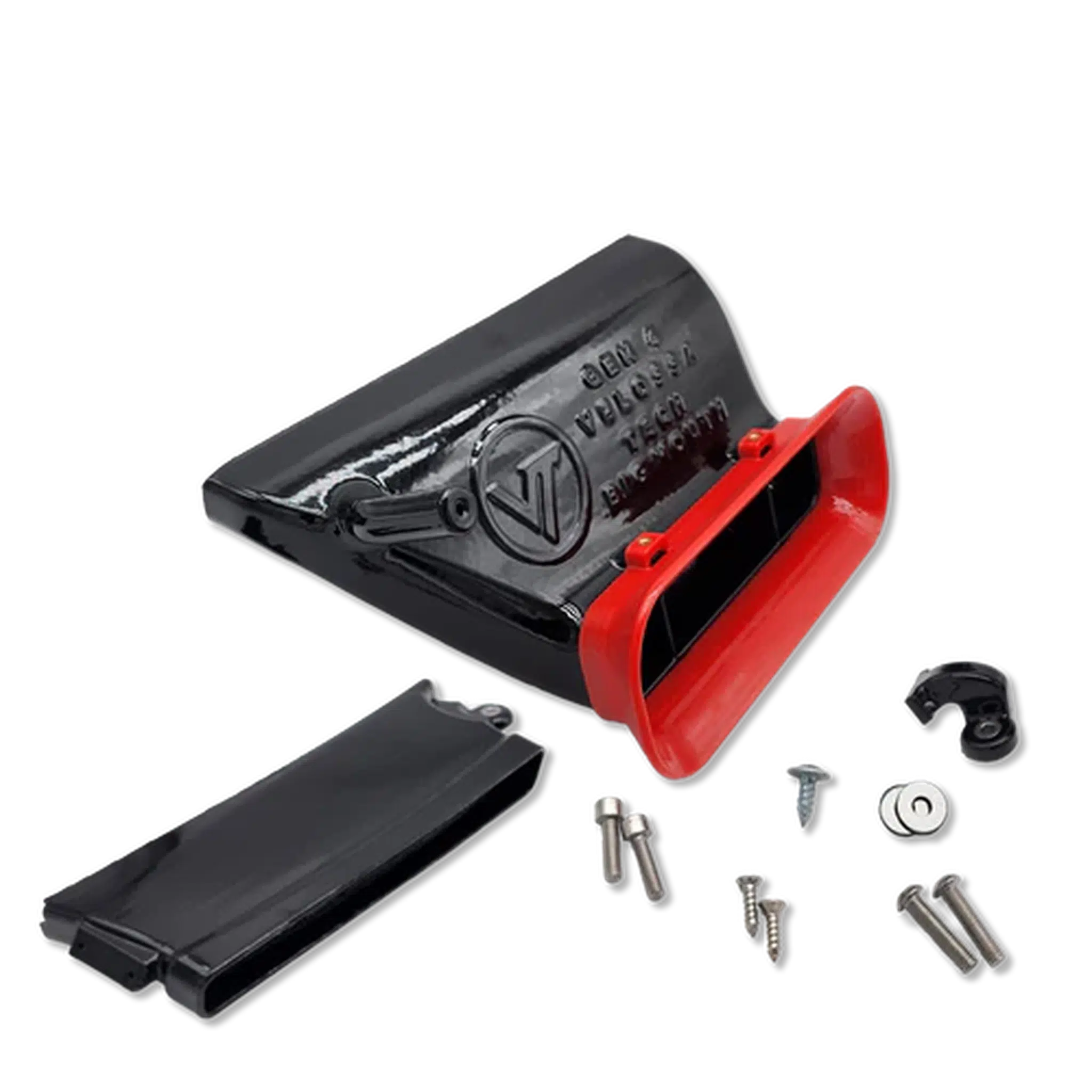 Velossa Tech Big Mouth Ram Air Intake Snorkel Rectangular Flare Kit Subaru WRX 22-26
