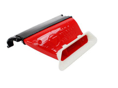 Velossa Tech Big Mouth Ram Air Intake Snorkel Rectangular Flare Red Body White Flare Kit Subaru WRX 22-25 | VT-BM-0249-RED-WHT-RECT