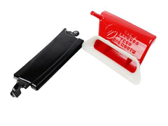 Velossa Tech Big Mouth Ram Air Intake Snorkel Rectangular Flare Red Body White Flare Kit Subaru WRX 22-25 | VT-BM-0249-RED-WHT-RECT