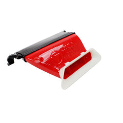 Velossa Tech Big Mouth Ram Air Intake Snorkel Rectangular Flare Red Body White Flare Kit Subaru WRX 22-26 | VT-BM-0249-RED-WHT-RECT