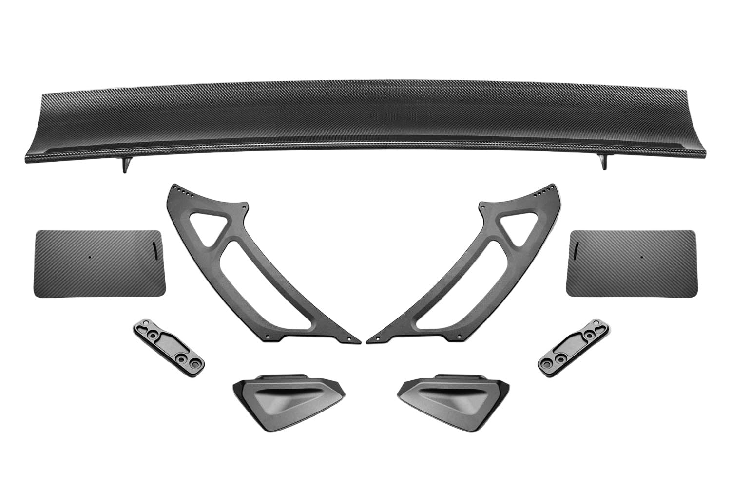 Verus Bottom Mount UCW Rear Wing Kit w/ CF End Plates Subaru BRZ / Toyota GR86 2022-2026 | A0790A-CRB