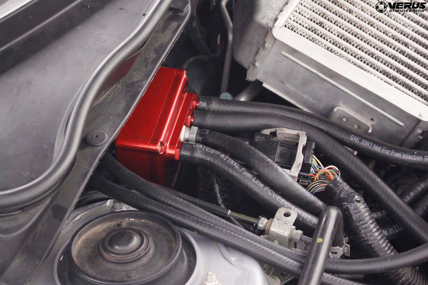 Verus Engineering Air Oil Separator (AOS) Blue 08-14 WRX / STI | A0259A-BLU