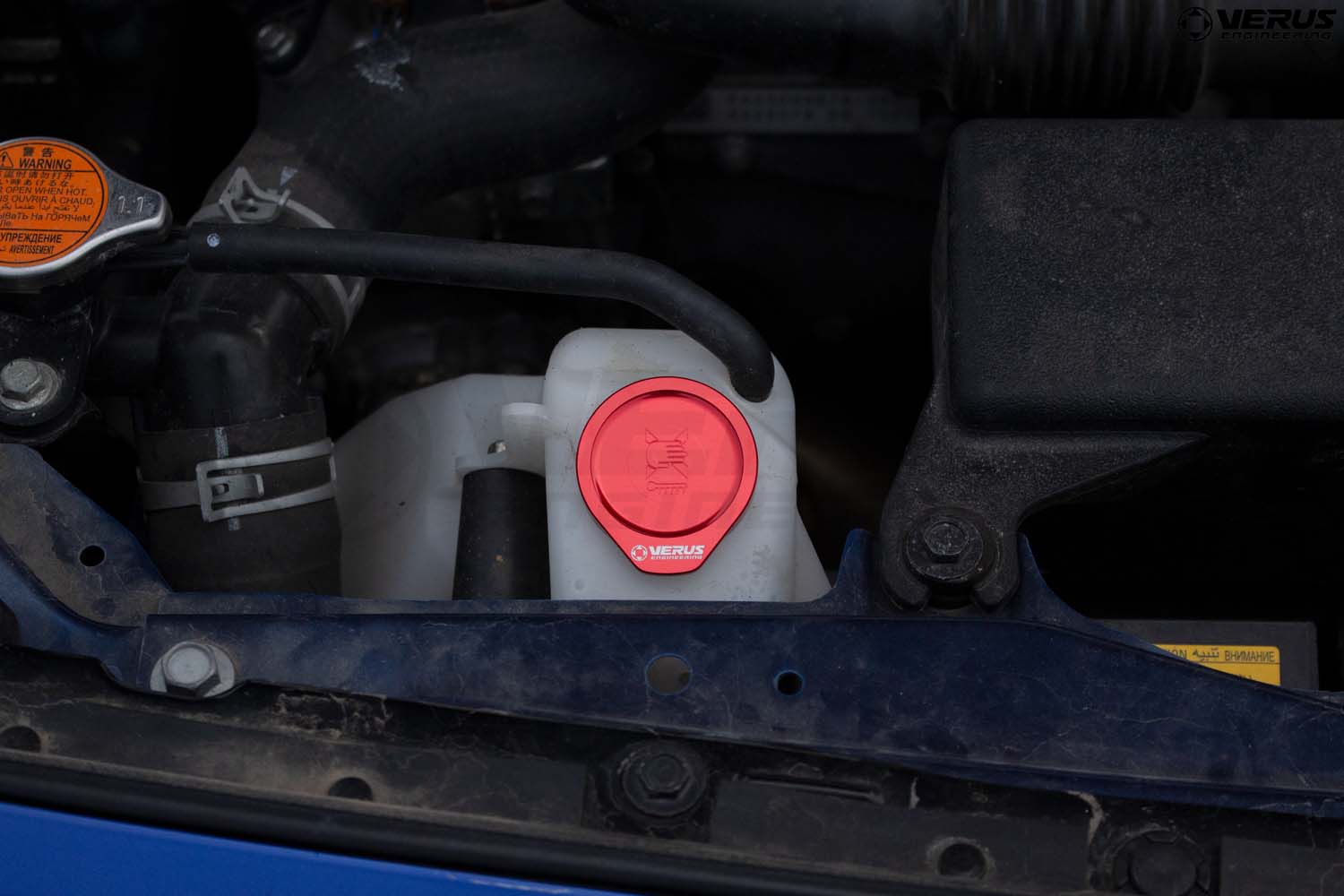 Verus Engineering Coolant Overflow Cap Red 08-14 WRX / STI | A0579A-RED