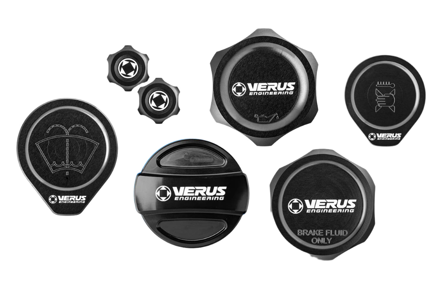 Verus Full Car Cap Kit Black FHS Style Subaru BRZ / Toyota 86 2022-2025 | A0762A-BLK-FHS