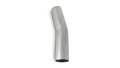 Vibrant 15 deg Mandrel Bend Tube T304 Stainless Steel Tube Diameter - 2.25" O.D. Centerline Radius - 3.375" Leg Length A - 5" Leg Length B - 5" | 13128