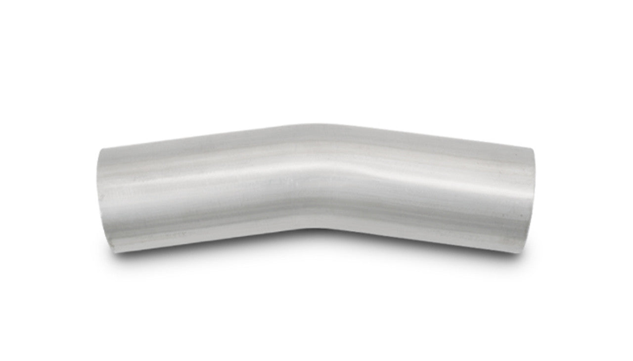 Vibrant 15 deg Mandrel Bend Tube T304 Stainless Steel Tube Diameter - 3.00" O.D. Centerline Radius - 5" Leg Length A - 5" Leg Length B - 5" | 13132
