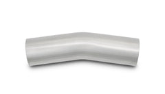 Vibrant 15 deg Mandrel Bend Tube T304 Stainless Steel Tube Diameter - 3.00" O.D. Centerline Radius - 5" Leg Length A - 5" Leg Length B - 5" | 13132
