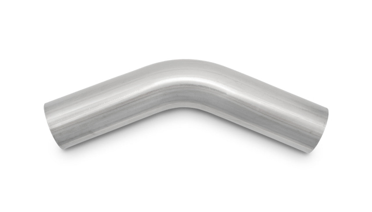 Vibrant 45 deg Mandrel Bend Pump T304 Stainless Steel Tube Diameter - 2.75" O.D. Centerline Radius - 4.125" Leg Length A - 6" Leg Length B - 6" | 13101