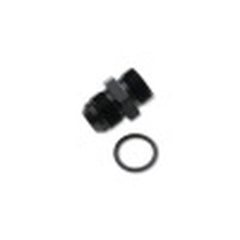 Vibrant -6AN Flare to AN Straight Cut Thread (3/4-16) with O-Ring Adapter Fitting | 16827