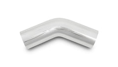 Vibrant Aluminum Tubing 45 Degree Bend Polished 2.25" O.D. Aluminum 45 Degree Bend | 2886