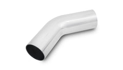 Vibrant Aluminum Tubing 45 Degree Bend Polished 2.75" O.D. Aluminum 45 Degree Bend | 2880