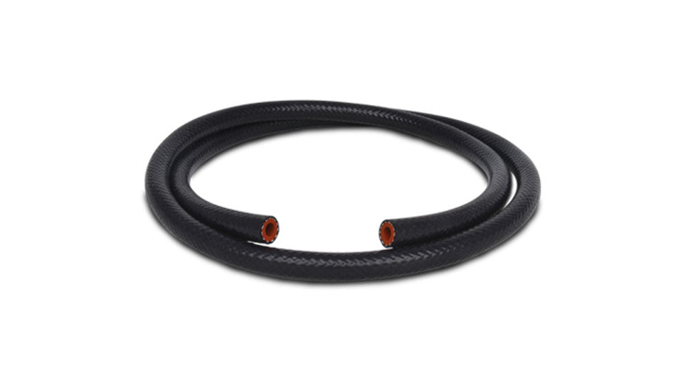 Vibrant Black 5ft Silicon Heater Hose Reinforced 1" (25mm) ID x 5 ft long | 20475