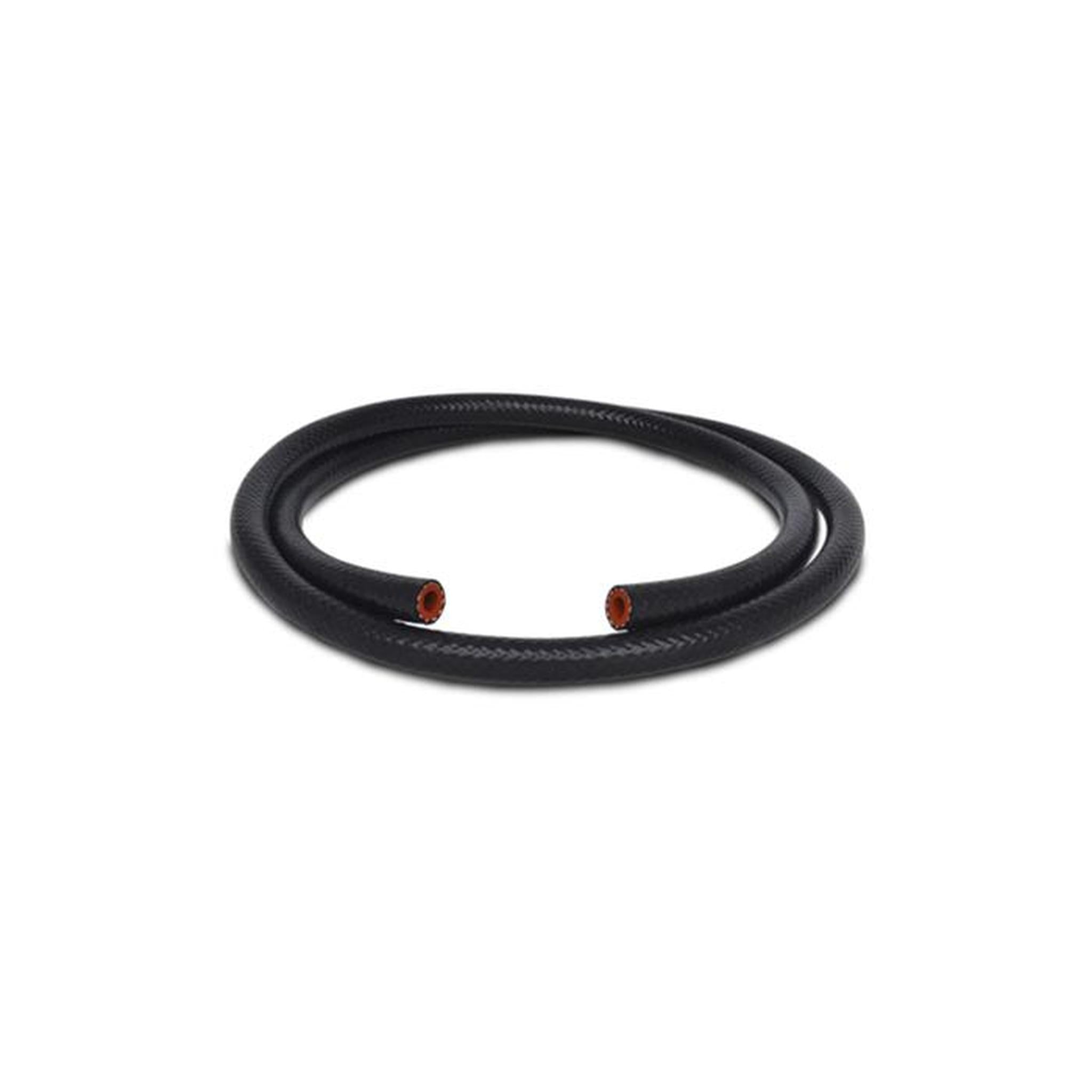 Vibrant Black 5ft Silicon Heater Hose Reinforced 1/4" (6mm) ID x 5 ft long | 20405