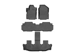 WeatherTech Front / Rear / Rear Bucket FloorLiner Black Subaru Ascent 2019-2025 | 441475-1-4-3