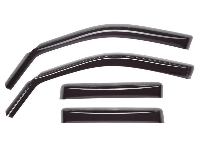 WeatherTech Front & Rear Side Window Deflectors Dark Subaru Outback 2020-2024 | 821005