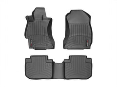 WeatherTech Front and Rear FloorLiner Set Black Subaru Forester XT 2014-2018 | 44531-1-2