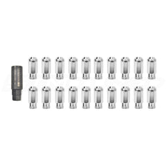 Wheel Mate Chrome 14x1.50 Monster Open End Lug Nut Set of 20 | 33006C