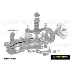 Whiteline 20mm Rear Heavy Duty Sway Bar Nissan 350Z / Infiniti G35 2003-2009 | BNR30Z