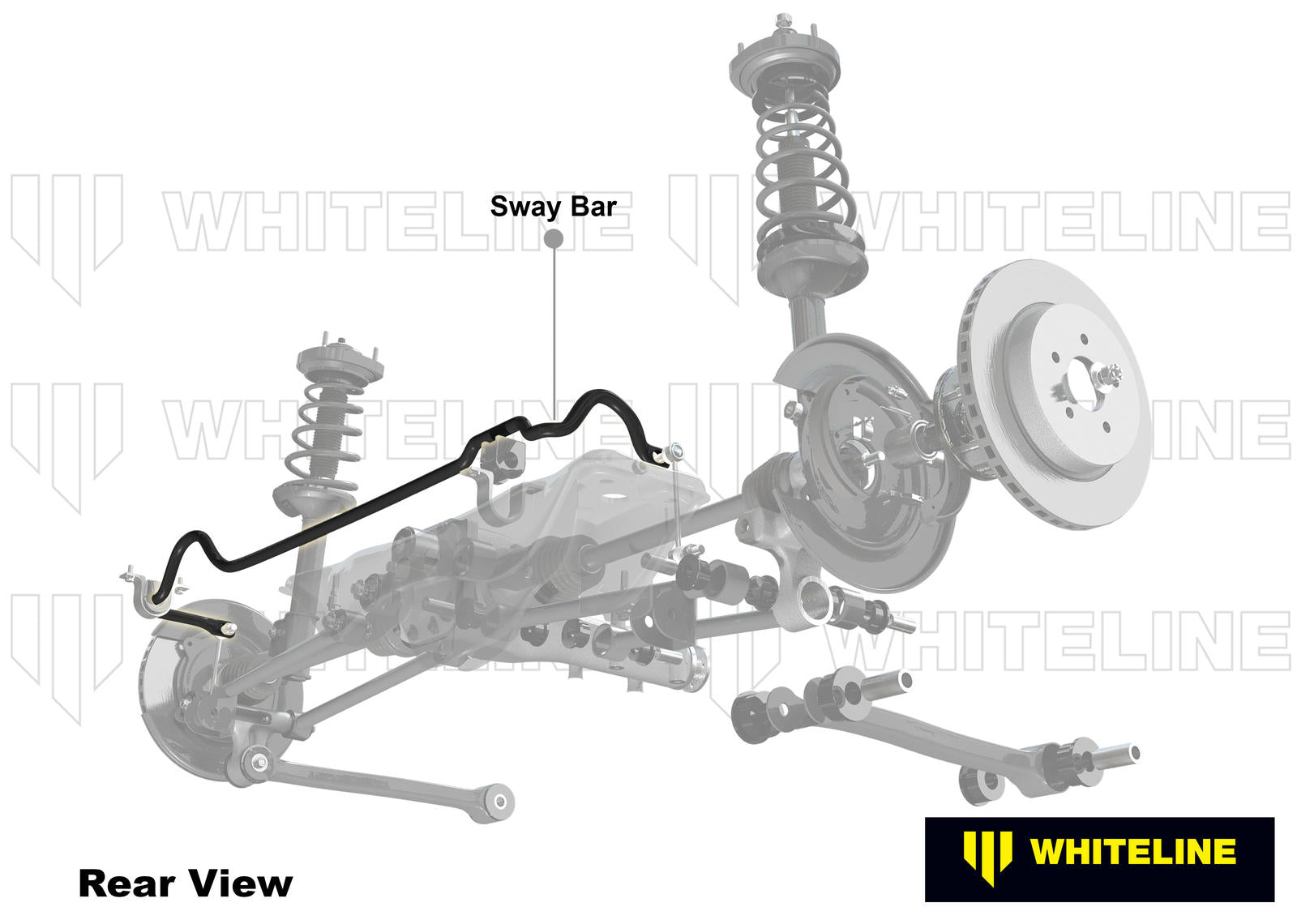 Whiteline 20mm Rear Sway Bar Honda Civic Si / Civic Type R 2017-2026 | BHR97