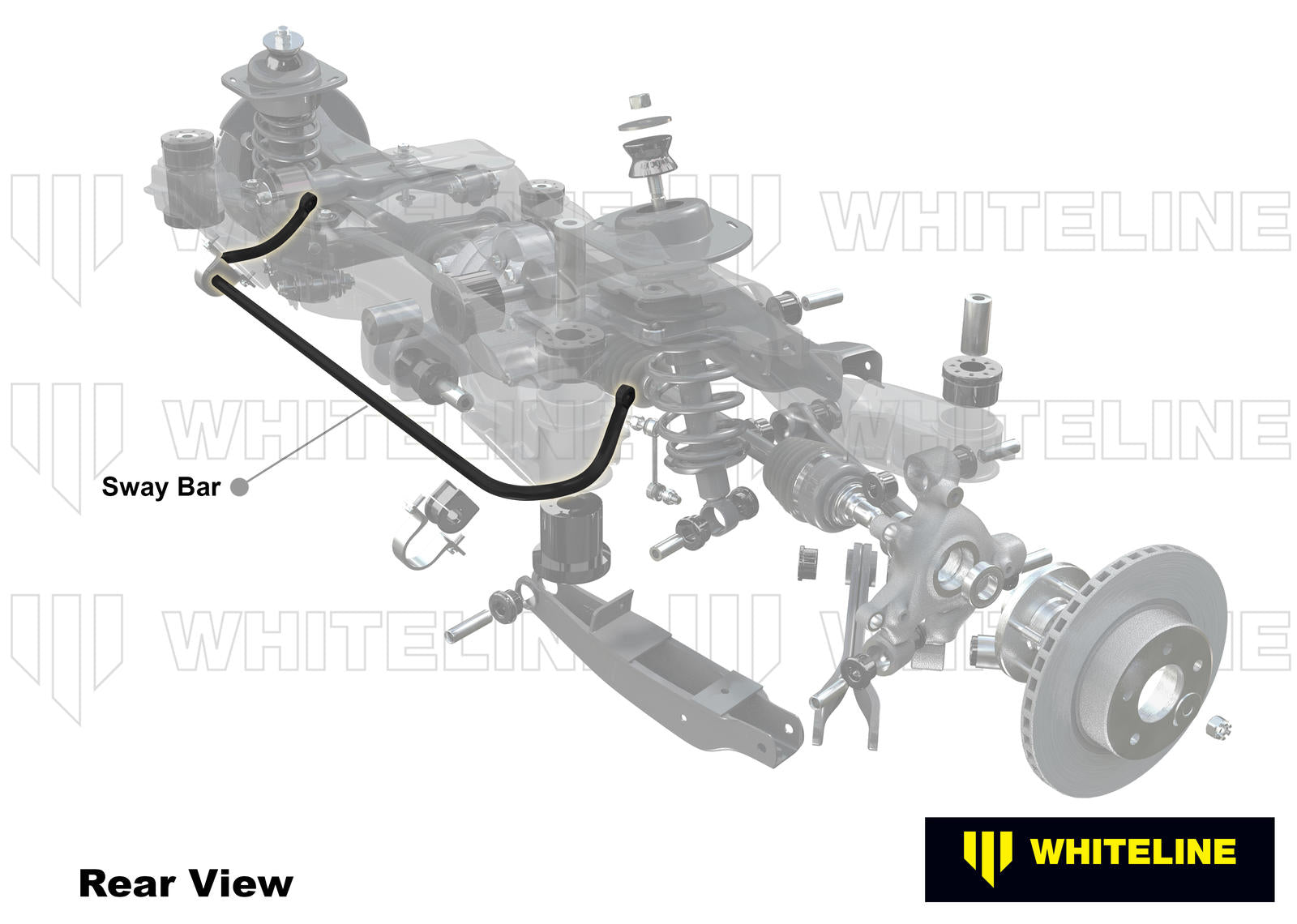 Whiteline 24mm Heavy Duty Adjustable Rear Sway Bar Nissan 370z / Infiniti G37 2009-2020 | BNR37Z