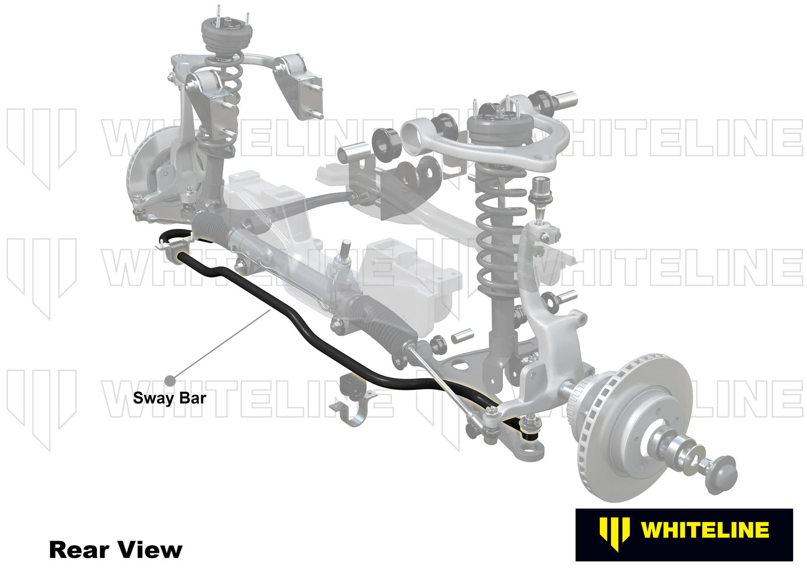 Whiteline 27mm Heavy Duty Adjustable Front Sway Bar Nissan 370z / Infiniti G37 2008-2020 | BNF41Z