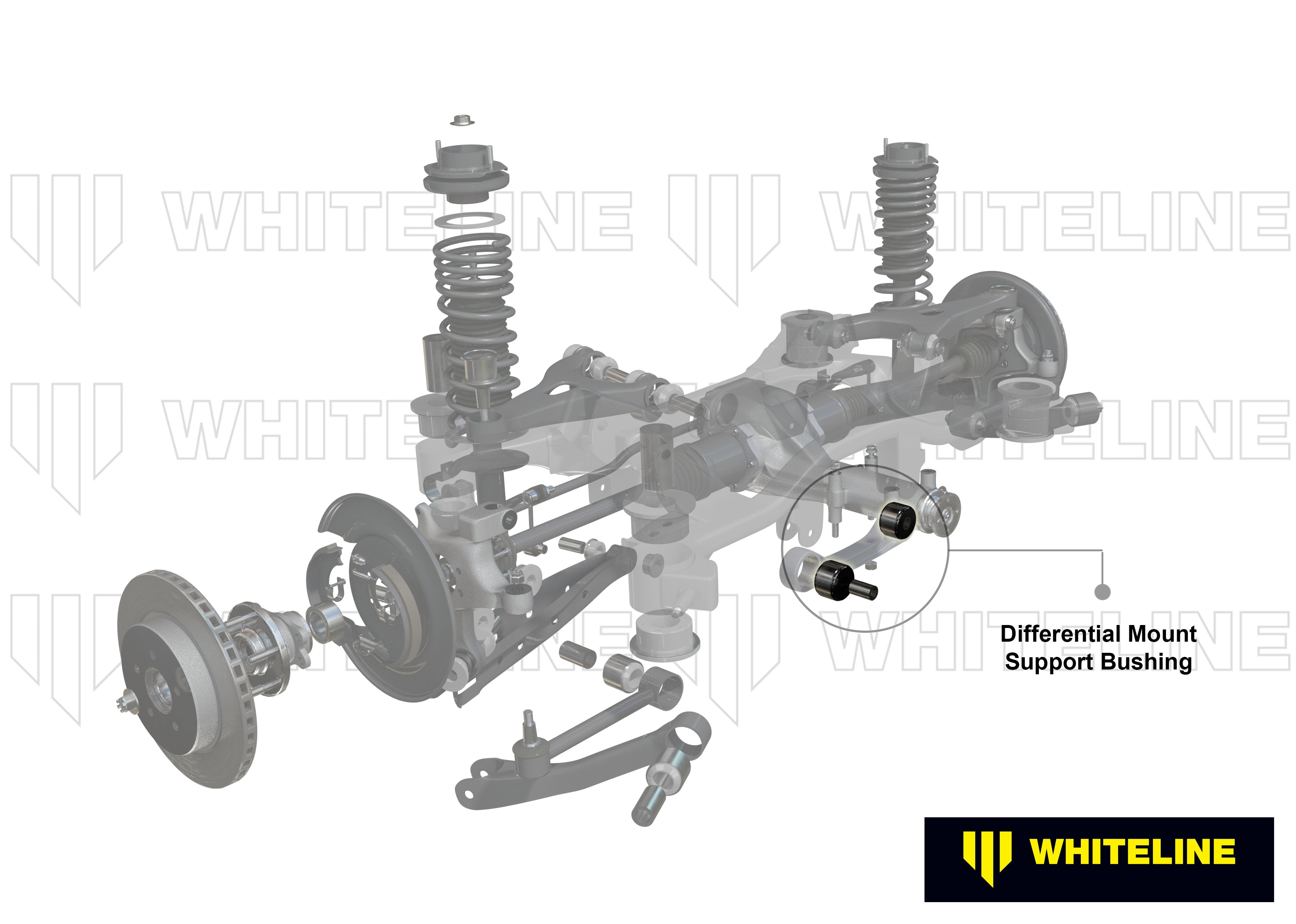 Whiteline Differential Mount Insert Nissan 350Z / 370Z / Infiniti G35 / G37 2003-2020 | W93189