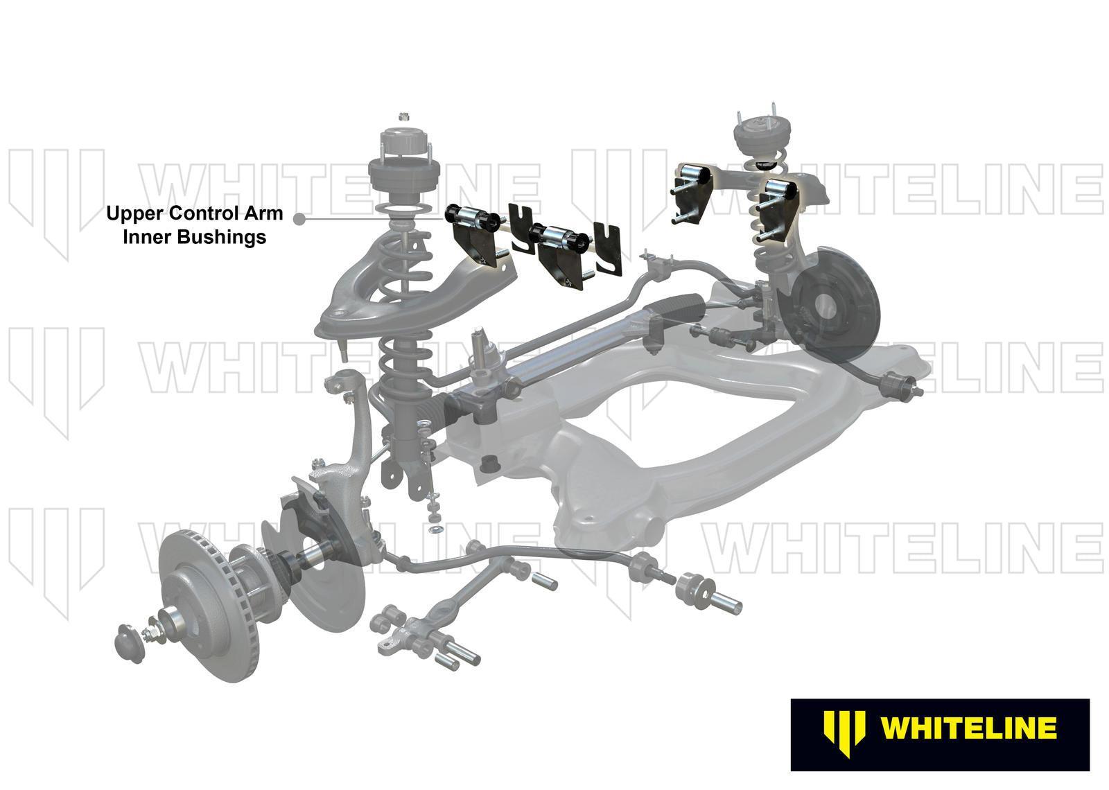 Whiteline Front Upper Control Arm - Bushing Double Offset Camber Kit Nissan Skyline R32 1989-1993 | KCA336