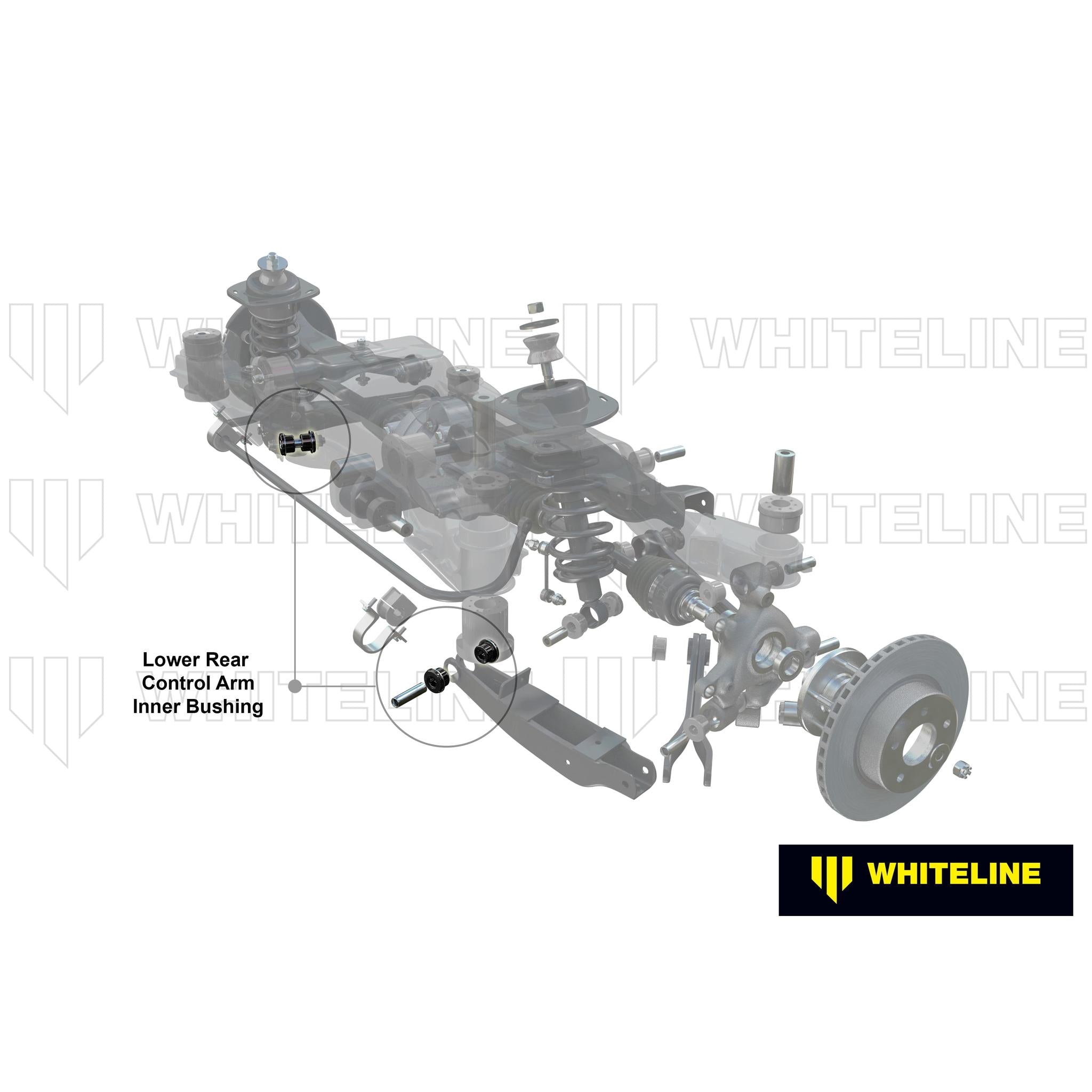 Whiteline Rear Lower Inner Control Arm Bushing Kit Nissan 350z / Infiniti G35 2003-2009 | W62996