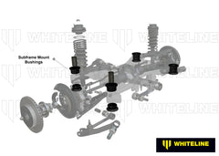 Whiteline Rear Subframe Bushing Kit Nissan Skyline RWD 1989-2000 | KCA518