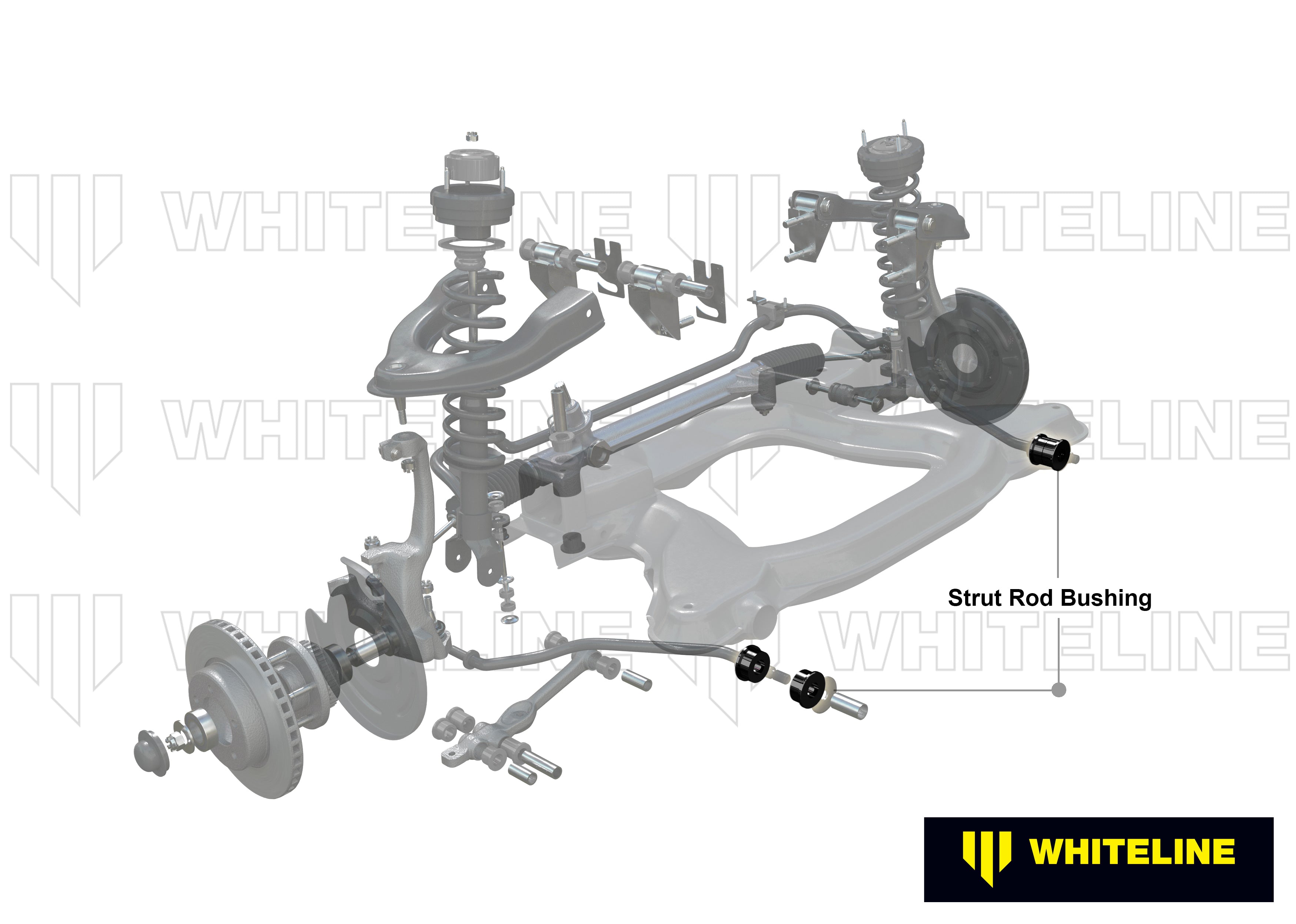 Whiteline Strut Rod to Chassis Bushings Nissan 350Z / Infiniti G35 2003-2009 | W83389