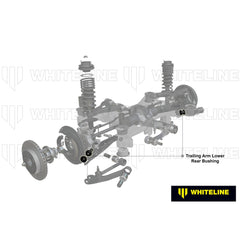 Whiteline Upper Rear Control (Lateral) Arm Bushing Kit Nissan 350z / Infiniti G35 2003-2009 | W62998