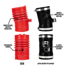 OVERTAKE GR Performance Intake Post MAF Hose Kit Black Subaru BRZ / Toyota GR86 2022-2026 | A10994BLK