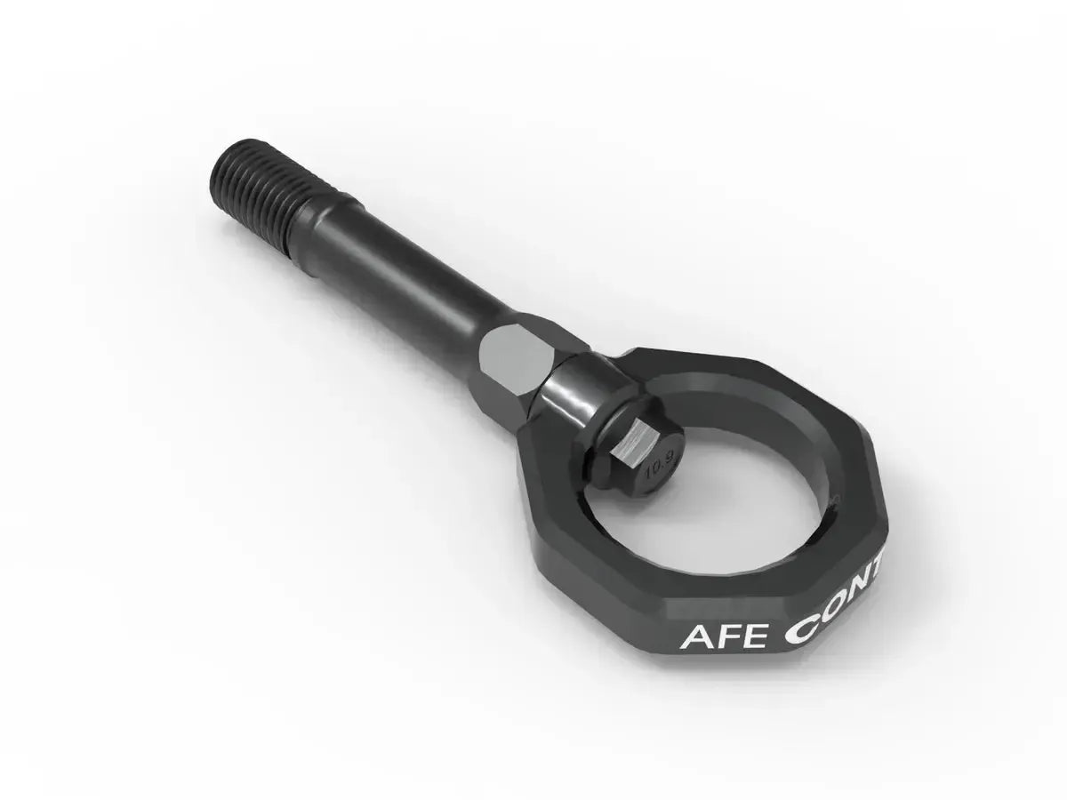 aFe CONTROL Front Tow Hook Gray Nissan Z 2023-2025 | 450-712001-G