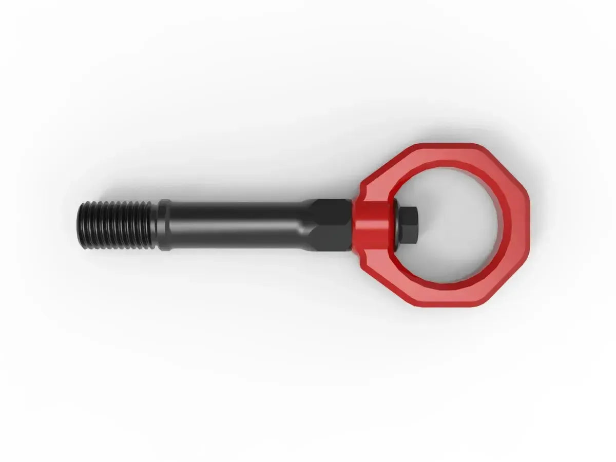 aFe CONTROL Front Tow Hook Red Nissan Z 2023-2025 | 450-712001-R