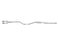 aFe Takeda 2.5" 304SS Cat Back Exhaust w/ Polished Tips Honda Civic Si Sedan 2017-2020 | 49-36619-P