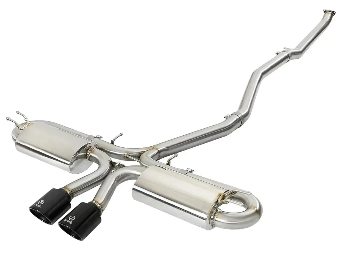 aFe Takeda 3" Cat Back Exhaust 304SS w/ Black Tips Honda Civic Si Sedan 2017-2020 | 49-36621-B
