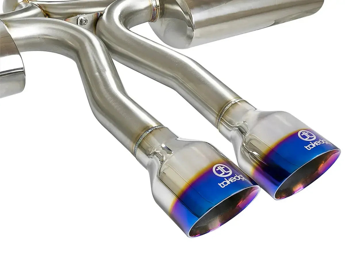 aFe Takeda 3" Cat Back Exhaust w/ Blue Flame Tips Honda Civic Si Sedan 2017-2020 | 49-36621-L