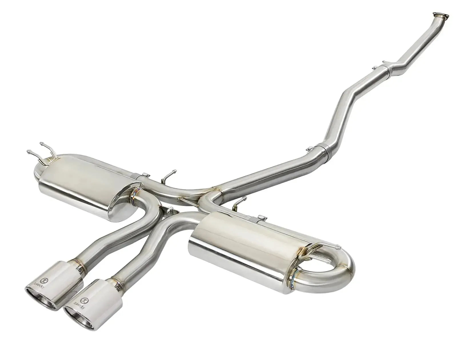 aFe Takeda 3" Catback Exhaust w/ Polished Tips 304SS Honda Civic Si Sedan 2017-2020 | 49-36621-P
