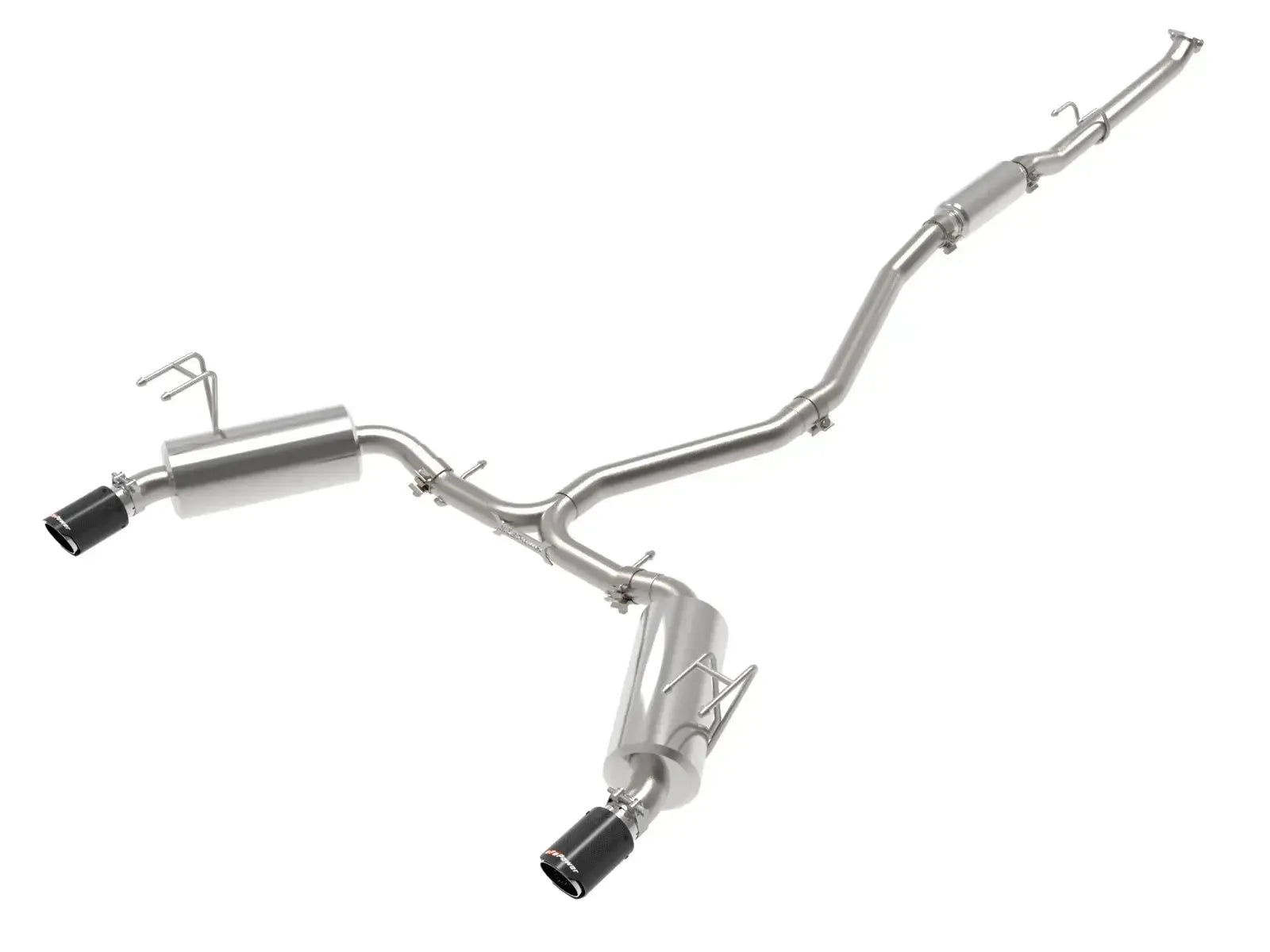 aFe Takeda 304SS Cat Back Exhaust 2.5" w/ Carbon Fiber Tips Honda Civic Si Sedan 2022-2026 | 49-36628-C