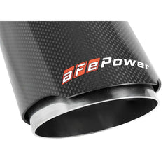 aFe Takeda 3in 304 SS Cat Back Exhaust w/ Carbon Fiber Tips Honda Civic Type R 2017-2021 | 49-36623-C
