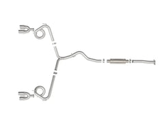aFe Takeda 3in to 2-1/2in Stnlss Cat Back Exhaust w/ Polished Tip Subaru WRX / STI 2015-2021 | 49-36810-P