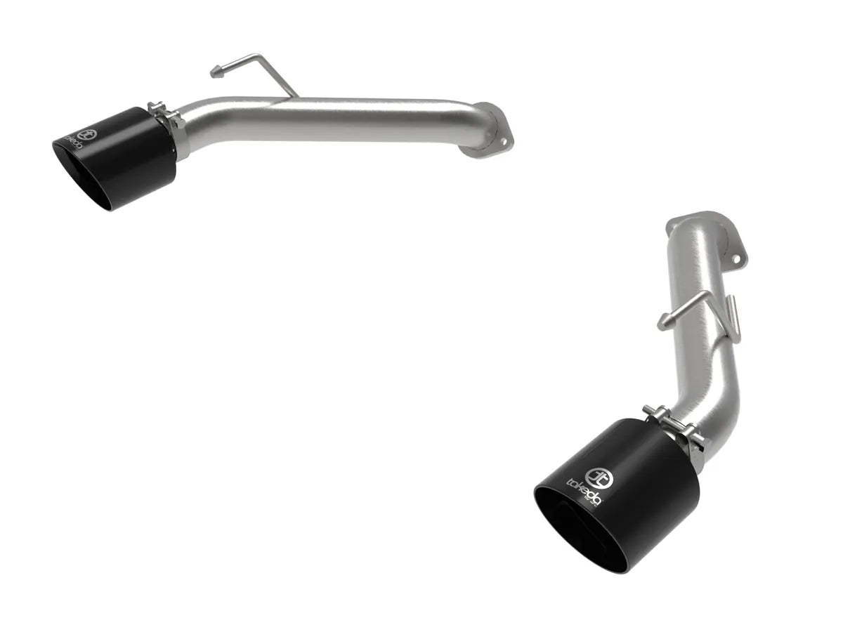 aFe Takeda Axle-Back Exhaust 2.5in 304 SS w/ Black Tips Nissan Z 2023-2025 | 49-36137-B