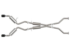 aFe Takeda Cat-Back Exhaust w/ Black Tips Nissan 370Z 2009-2020 | afe49-36139-B