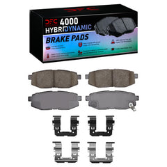 DFC Rear GeoSPEC Coated Blank Rotors & DFC 4000 HybriDynamic Brake Pads w/ Hardware Subaru WRX 2022-2026 w/ Manual Parking Brake | 4812-13132