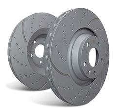 EBC Rear Sport Slotted and Dimpled Vented Rotors Nissan Skyline (R32) 2.0 Turbo GTS 1989-1994 | GD699