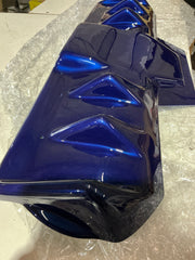 [OPEN BOX] OLM A1 Style Paint Matched Rear Diffuser 2015-2021 Subaru WRX / STI  Lapis Blue