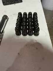 [OPEN BOX] Muteki Super Tuner Closed-Ended Black Chrome Lug Nuts 12x1.25mm | 41885T - Default Title
