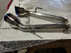 [OPEN BOX] Remark Axleback Exhaust w/Burnt Stainless Single Wall Tip Infiniti Q60 17-22 | RO-TTQ6-S - Default Title