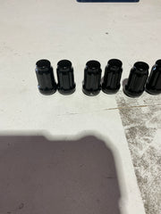 [OPEN BOX] Noble Close Ended Black Lug Nuts 12 x 1.25mm  Set of 20 - 12mm x 1.5 Thread 20 Lugs