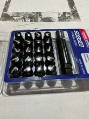 [OPEN BOX] Rays M12x1.25 Black Lug Nuts | W1712125B - Default Title